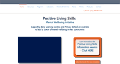 Desktop Screenshot of positivelivingskills.com